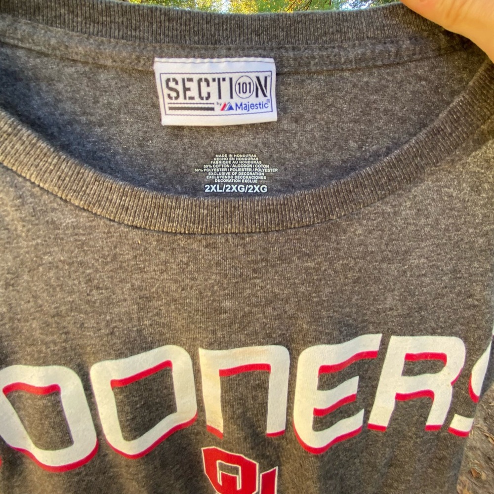 Womens OU Sooners t-shirt / worn as dress 😉.